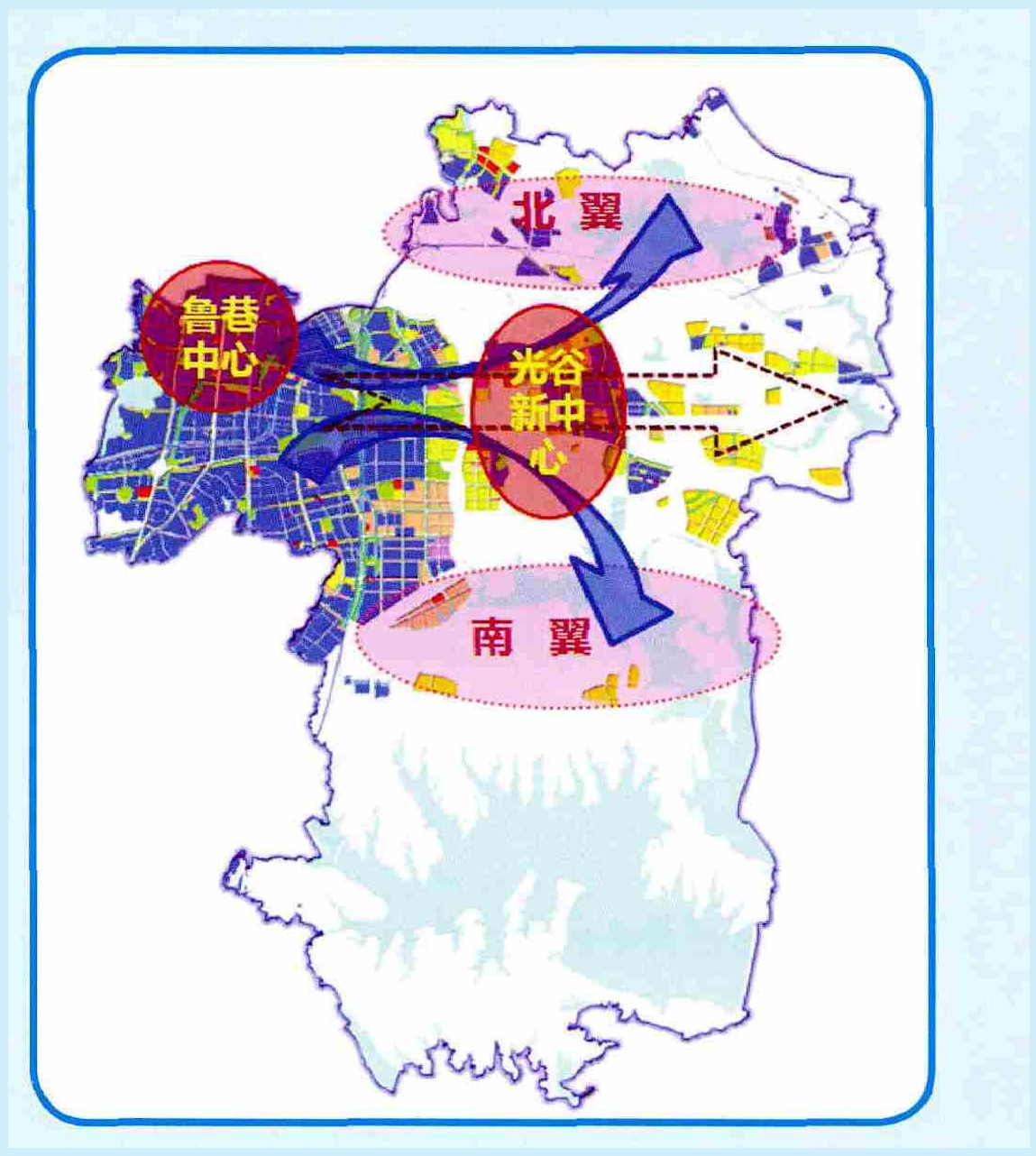 图1东湖高新区空间拓展示意图▲图2东湖高新区范围发展历程▲图3